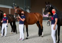 U.S. Dressage Team Horse Inspection at the Olympic Games