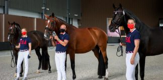 U.S. Dressage Team Horse Inspection at the Olympic Games