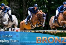 US Junior Team of Showjumpers in China