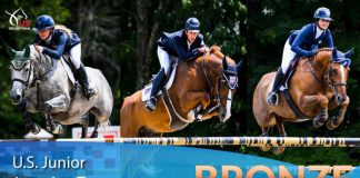 US Junior Team of Showjumpers in China