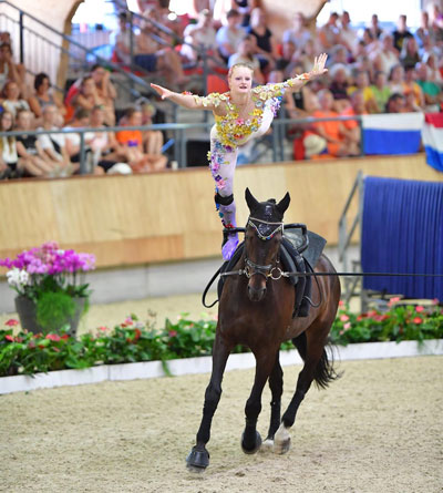 U.S. Equestrian Vaulter of the Year Sydney Schimack